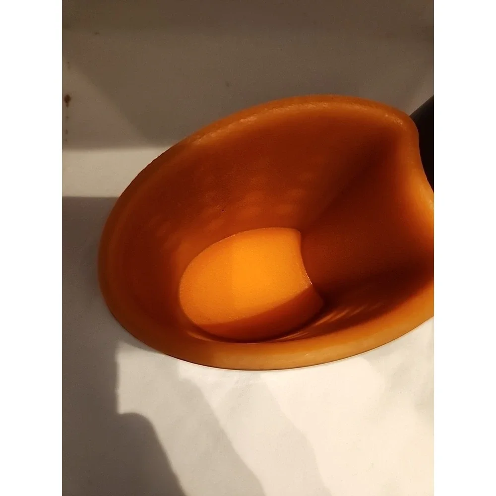 Casabella Clean Soap Dispenser With Sponge Holder Orange And Grey